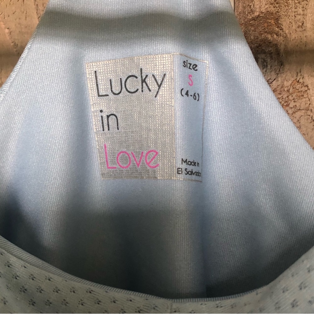 Lucky in Love Tennis top Sz S - Picture 3 of 3